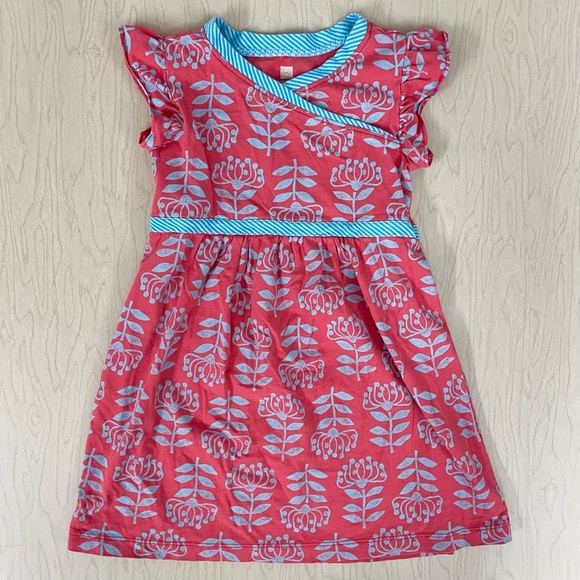 Tea Collection Dresses Tea Collection Dress Girls 3t 3 South Africa Protea Wrap Neck Cotton